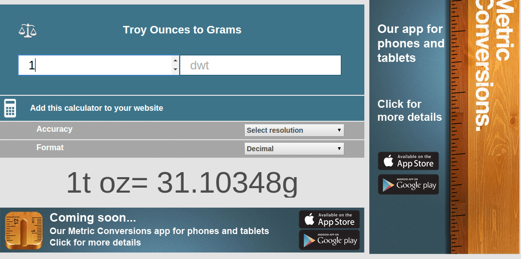 Perhitungan troy ounce ke gram via www.situstarget.com/blog