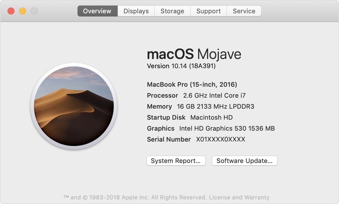 Cara mengetahui serial number macOS dan tanggal produksi mesin macbook