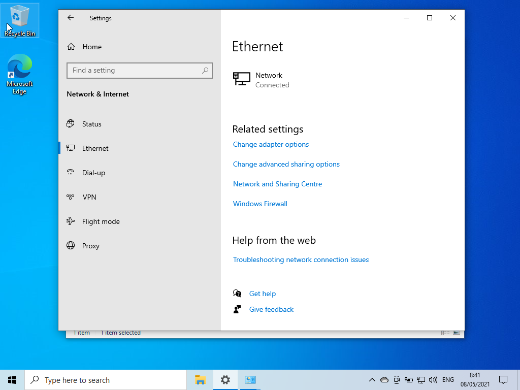 Cara mengecek kecepatan jaringan di Windows 10