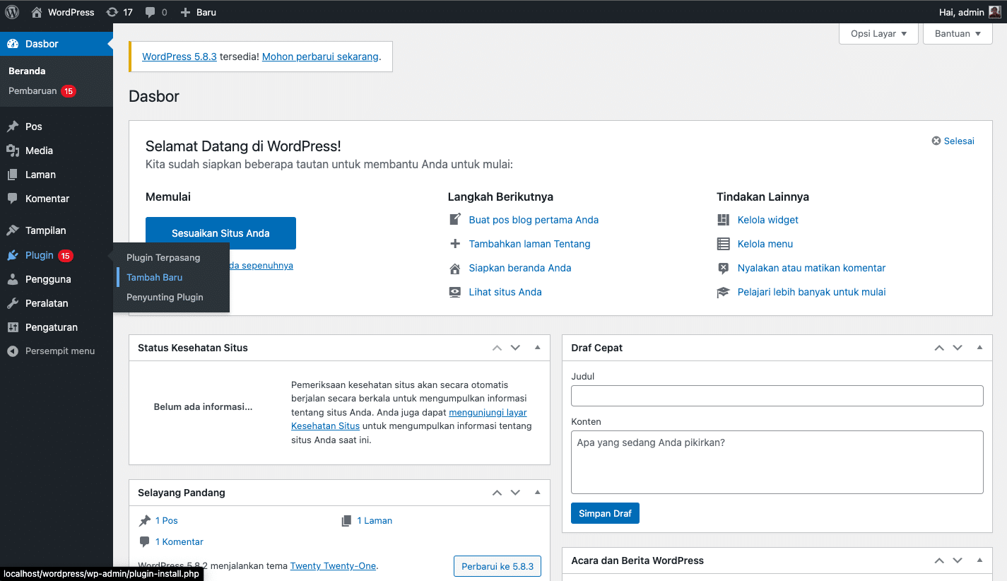 Cara Instal Plugin IndexNow Di Situs WordPress