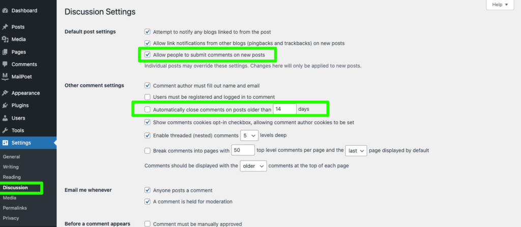 Cara Memperbaiki "Comments Are Closed" Di WordPress 3 September 29th, 2026 • Blog Situstarget Cara mudah memperbaiki comments are closed pada situs WordPress.