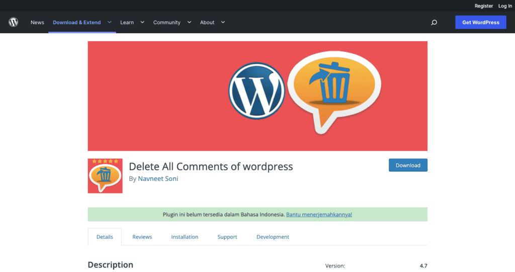 3 Cara Menghapus Semua Komentar Di WordPress 10 September 29th, 2026 • Blog Situstarget Hapus semua komentar di WordPress dengan Plugin