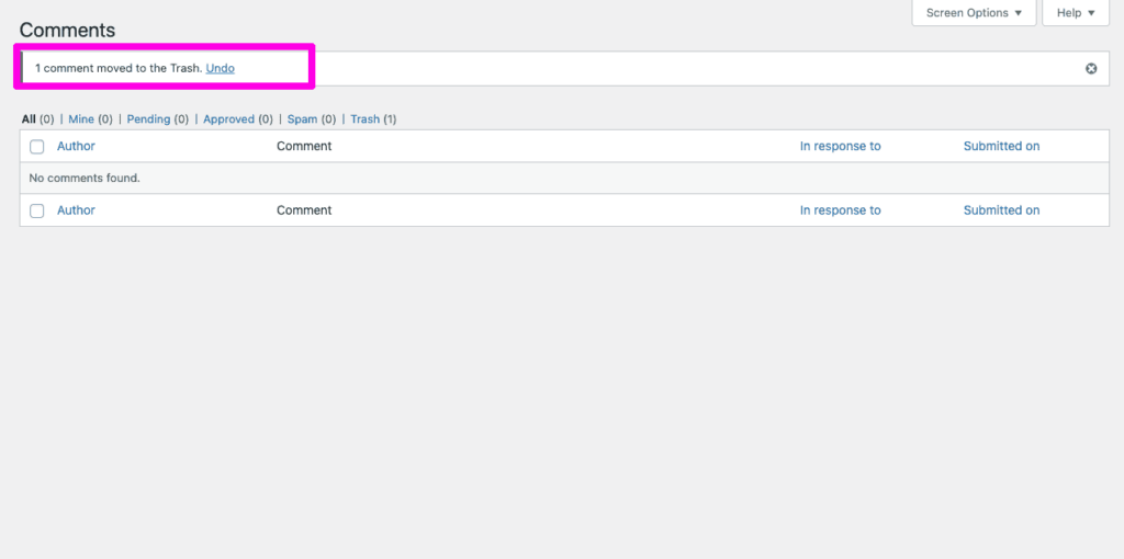 3 Cara Menghapus Semua Komentar Di WordPress 6 September 29th, 2026 • Blog Situstarget Total komentar yang dihapus secara massal