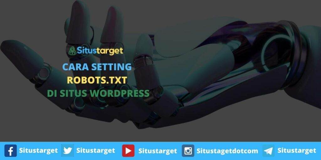 Cara Setting Robots.txt di Situs WordPress Tanpa Menggunakan Plugin Tambahan