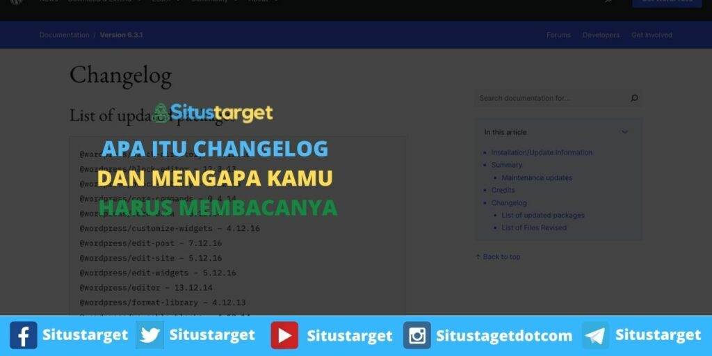 Apa Itu Changelog Dan Mengapa Kamu Harus Membacanya