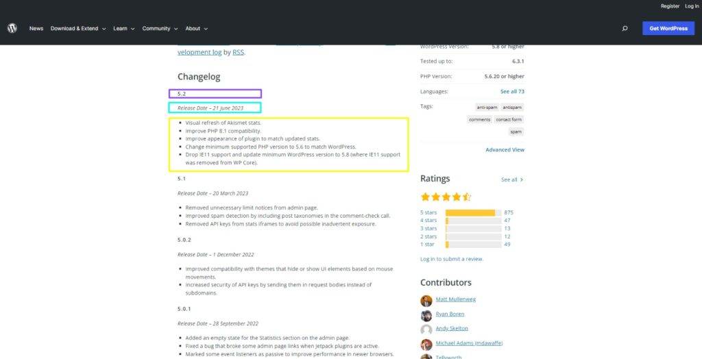 Apa Itu Changelog Pada Plugin, Theme, dan Core WordPress 6 September 26th, 2026 • Blog Situstarget Cara Membaca Changelog Pada Plugin, Tema, dan Inti WordPress