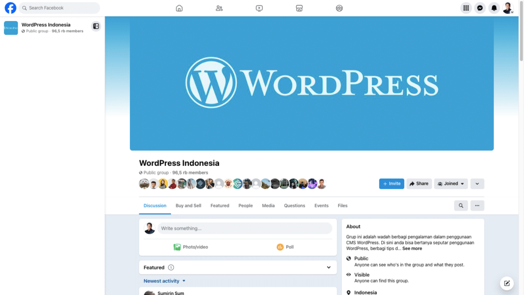 Gabung Grup WordPress Indonesia