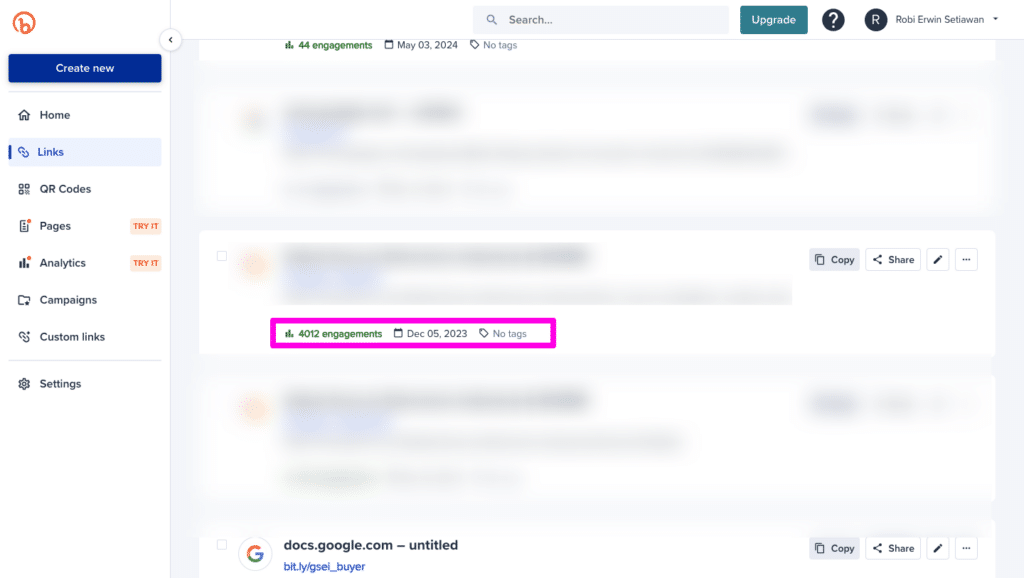 7 Langkah Mudah Memperpendek URL dengan Bitly 9 September 30th, 2026 • Blog Situstarget Cara Mengetahui Statistik Engagment Di Bitly