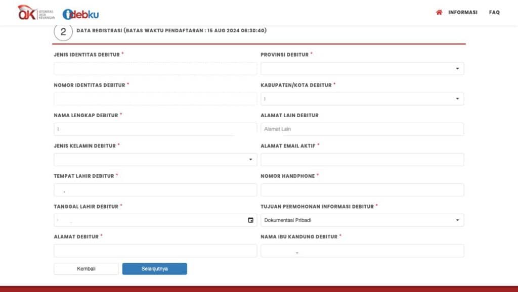 3 Langkah Cek Kredit Di iDebKu SLIK OJK 4 Oktober 2nd, 2026 • Blog Situstarget Cara Registrasi iDebku SLIK OJK Pengganti Aplikasi BI Checking