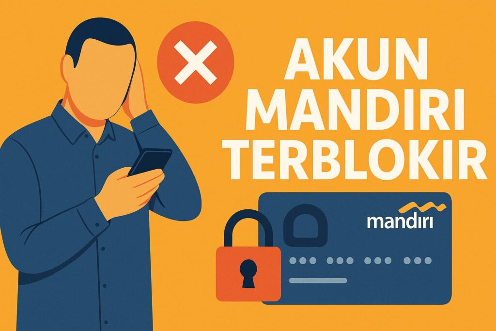 Solusi Akun Bank Mandiri yang Terblokir RPT-02 Dan Cara Pengecehannya