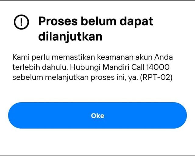 Cara Mengatasi Akun Bank Mandiri yang Terblokir RPT-02 Karena Instal Aplikasi di Luar Playstore 3 September 29th, 2026 • Blog Situstarget Ini Alasan Mengapa Akun Bank Mandiri Kamu Terblokir RPT-02