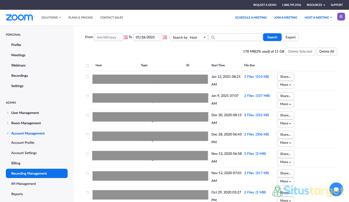 Ini Alasan Cloud Record Zoom Tidak Direkomendasikan 5 September 29th, 2026 • Blog Situstarget Cara mengakses rekaman meeting Zoom yang ada di Cloud