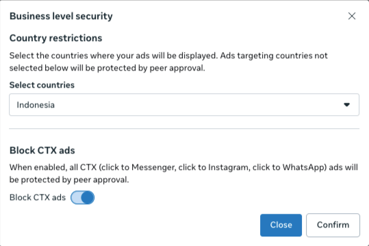 Waspada! 7 Kesalahan Fatal yang Bikin Meta Ads Diretas 8 September 30th, 2026 • Blog Situstarget Batasi Penayangan Iklan Di Negara Tertentu Pada Business Manager Untuk Menjaga FB Ads Dari Peretasan