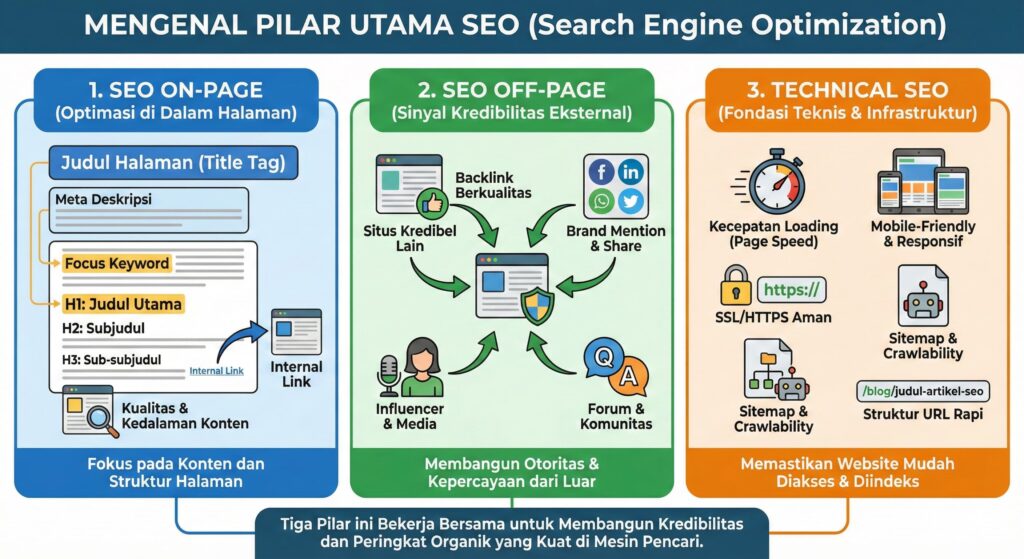 6 Perbedaan SEO dan SEM, Sebaiknya Pilih yang Mana? 9 Oktober 2nd, 2026 • Blog Situstarget Pahami dulu perbedaan SEO dan SEM di artikel berikut ini, lalu atur prioritas strategi marketing yang sesuai dengan objektif bisnis kamu