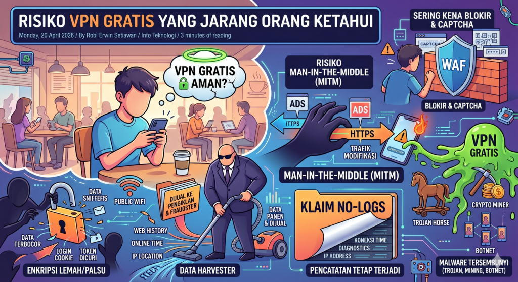 Kenali 6 Risiko Menggunakan VPN Gratis yang Jarang Orang Ketahui