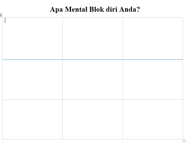 Cara menghancurkan mental blok 3 September 30th, 2026 • Blog Situstarget Identifikasi Mental Blok
