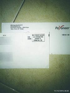Kiriman dari Payoneer telah tiba!