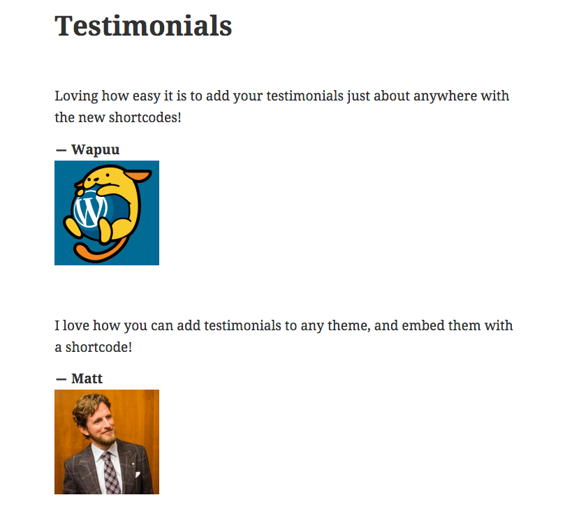 shortcode testimonial wordpress menggunakan Jetpack