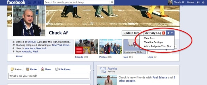 Cara melihat profil facebook sendiri dari sudut pandang facebook orang lain dan publik