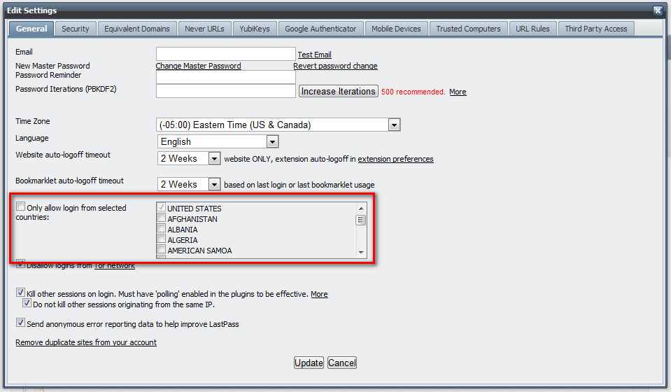 Tingkatkan Keamanan LastPass Anda Sekarang Juga! 5 September 30th, 2026 • Blog Situstarget Tips meningkatkan keamanan akun lastpass dengan fitur country restriction