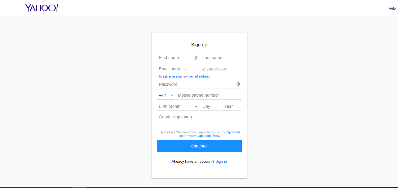 Cara Membuat Alamat Email Baru di Gmail, Yahoo, Outlook, dan Zoho Mail 6 September 30th, 2026 • Blog Situstarget Cara Membuat Alamat Email di Yahoo Mail atau YMail