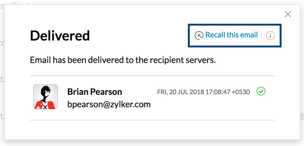 Cara melakukan recall email di layanan email Zoho