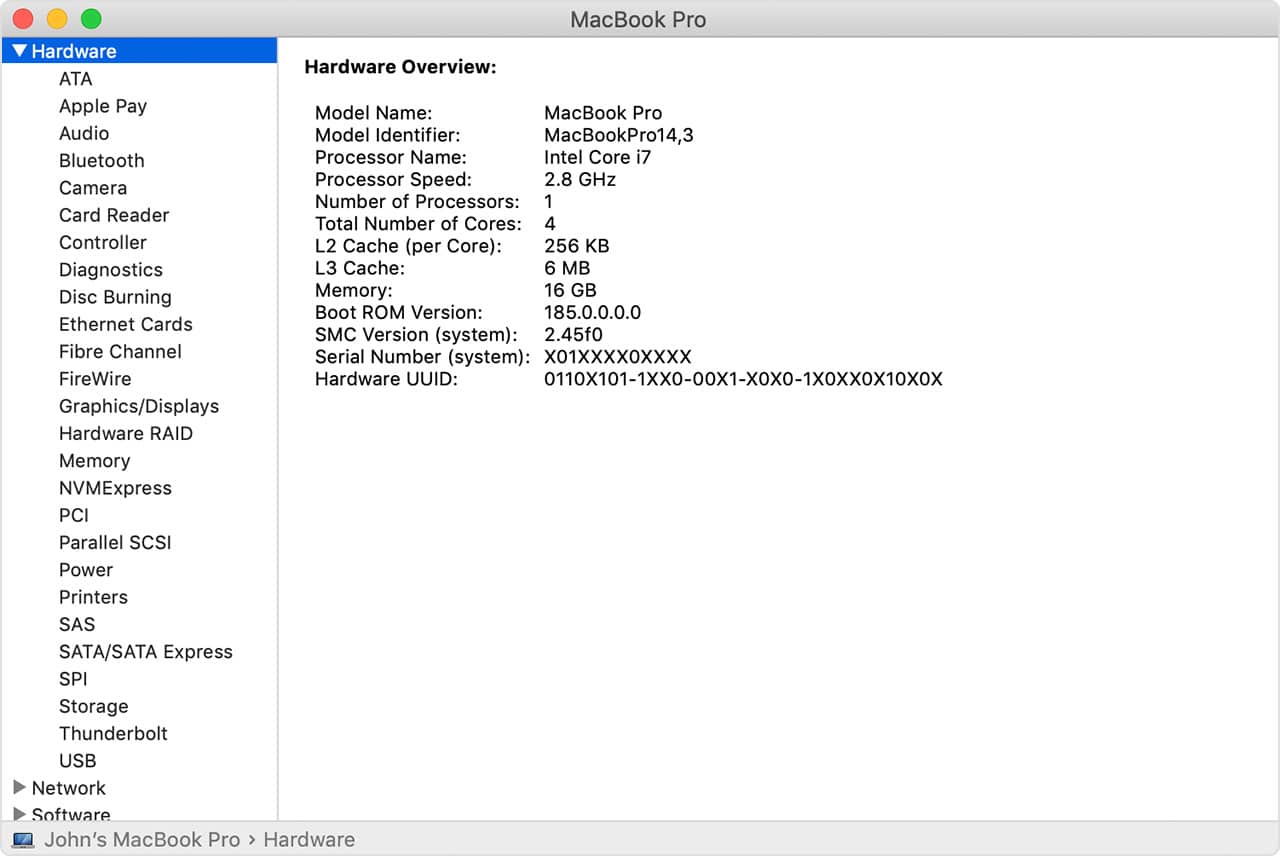 Cara mengetahui serial number pada macbook
