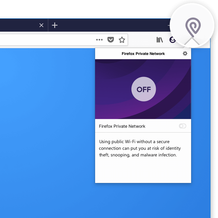 Firefox Private Network VPN Gratis dari Browser Mozilla 8 September 30th, 2026 • Blog Situstarget Ikon Firefox Private Network sedang kondisi mati atau tidak digunakan