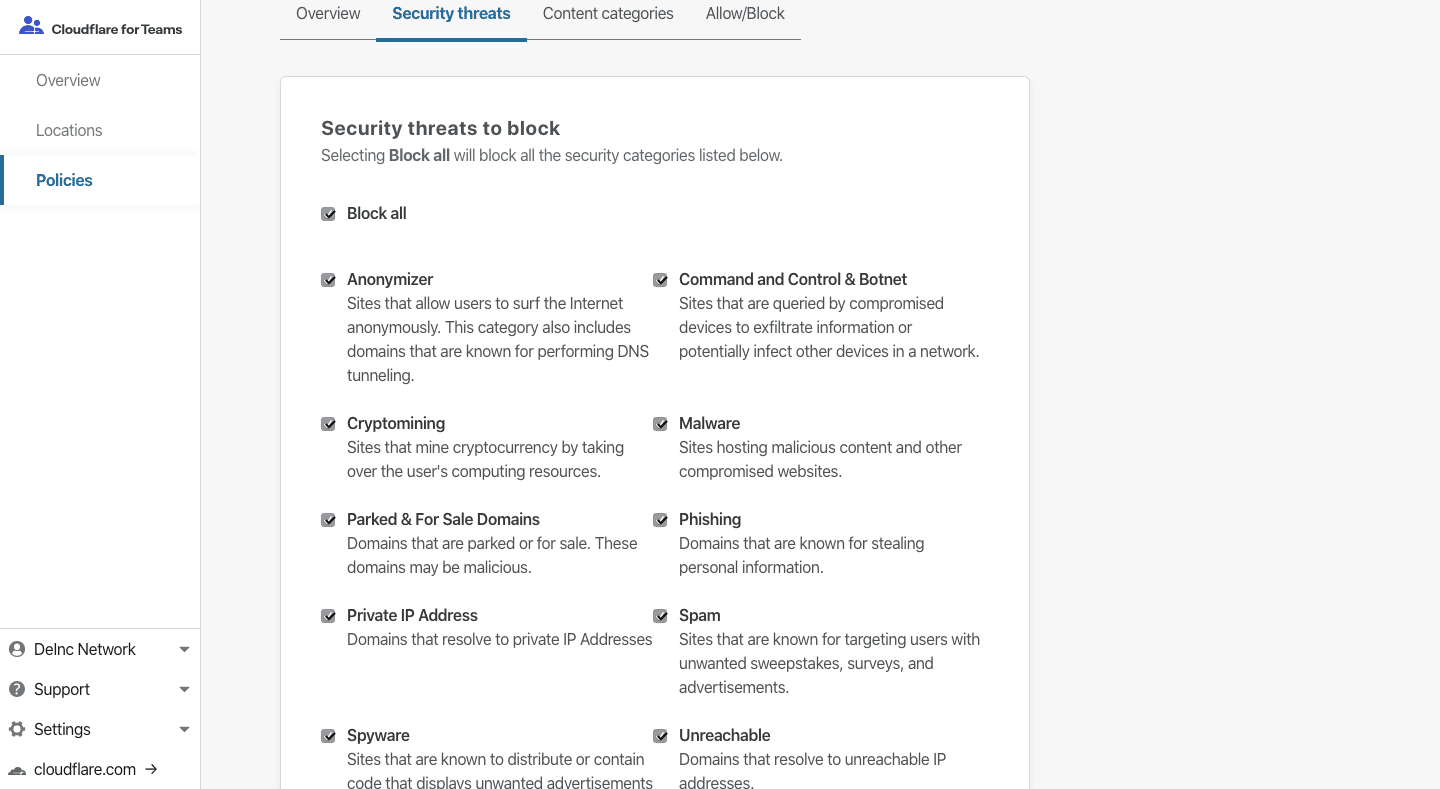 Apa Itu CloudFlare untuk Tim (Cloudflare for Teams) ? Berikut Ini Penjelasan Lengkap dan Cara Pemakaiannya 4 September 30th, 2026 • Blog Situstarget Pilihan kategori ancaman siber yang bisa ditangkal oleh Cloudflare for Teams