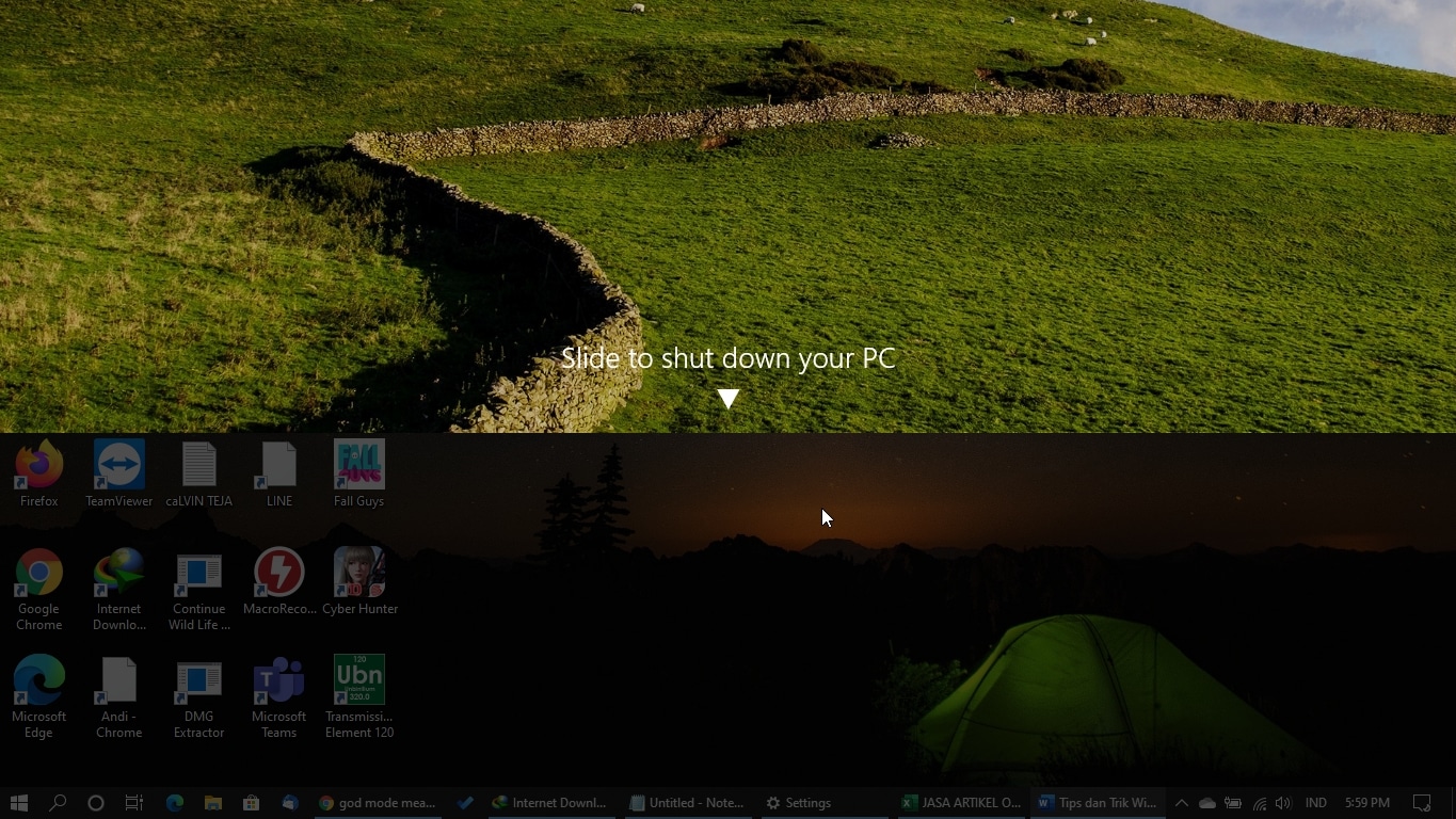 cara mematikan komputer dengan menggunakan shortcut di windows 10