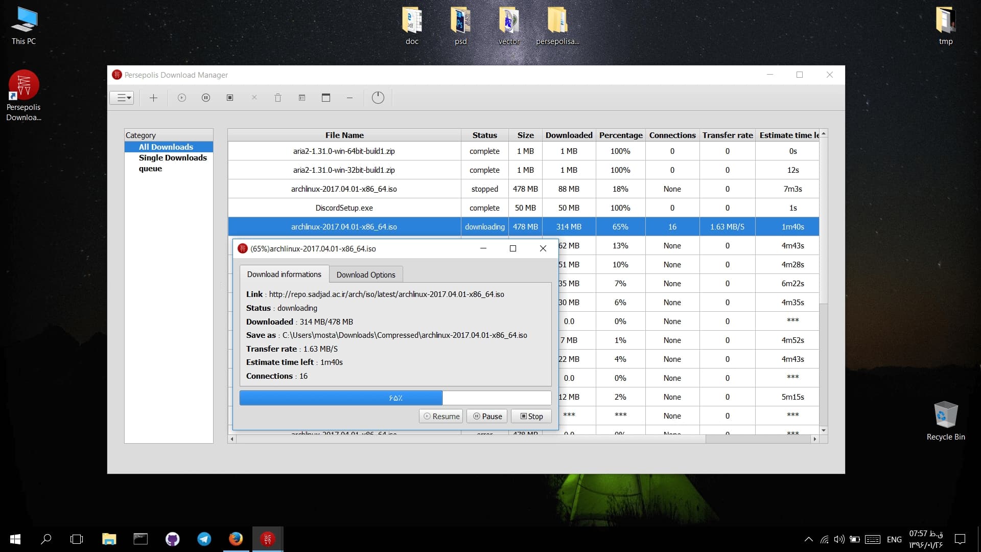 Software Alternatif IDM (Internet Download Manager) Terbaik 9 September 29th, 2026 • Blog Situstarget Persepolis Download Manager sebagai alternatif IDM