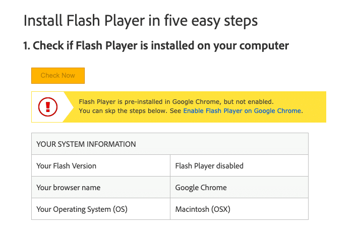 Uninstal Adobe Flash Dari Komputer Kamu Sekarang! 3 September 30th, 2026 • Blog Situstarget Status Adobe Flash Player Nonaktif