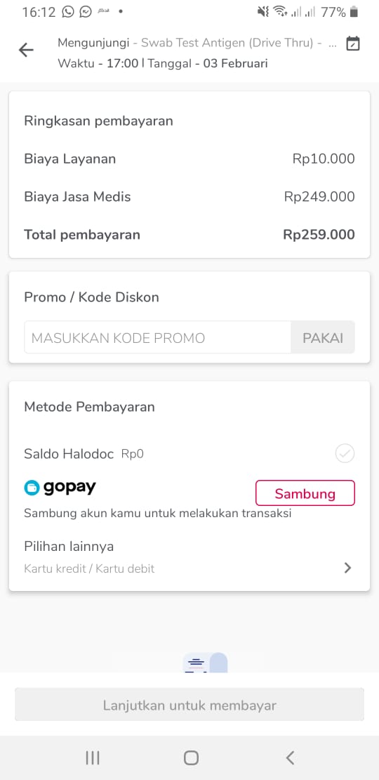 Metode pembayaran