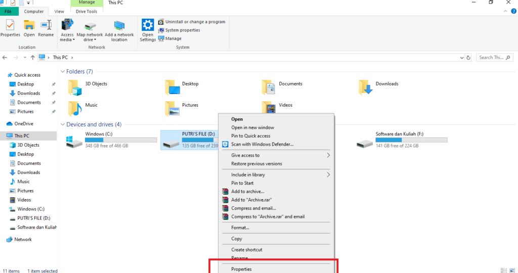Cara menggunakan readyboost pada perangkat Flashdisk di Windows 10