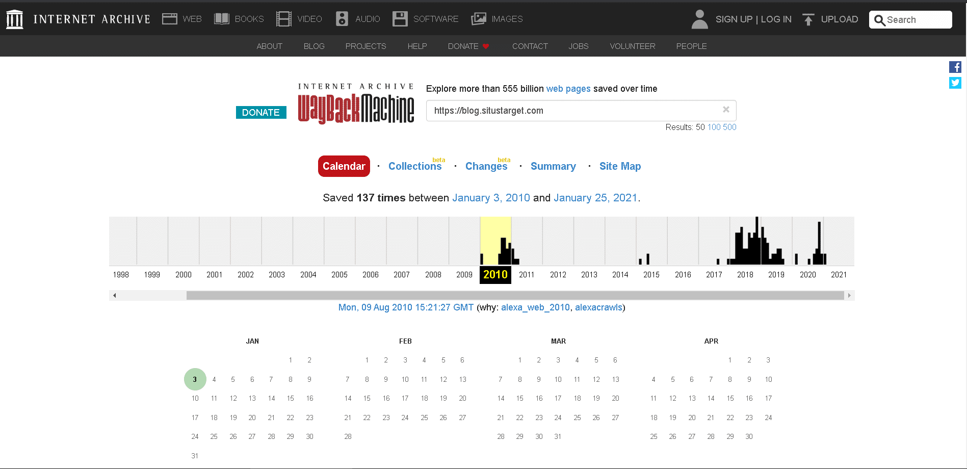 Domain Diblokir Kominfo? Coba Lakukan Hal Ini 4 September 30th, 2026 • Blog Situstarget Cara Melihat Histori Website Menggunakan Wayback Machine