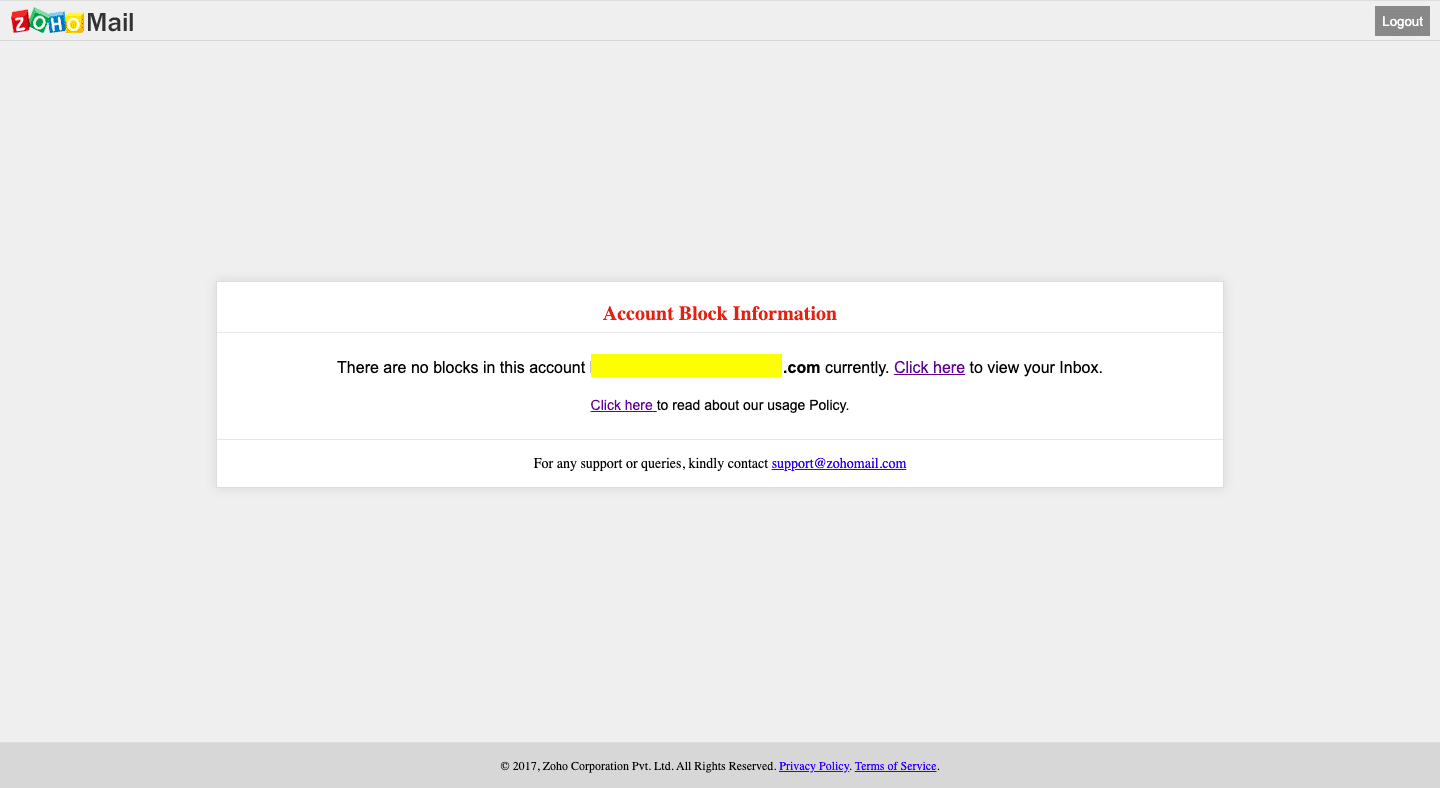 Email Keluar Zoho Mail Diblokir Oleh Sistem Zoho 3 September 30th, 2026 • Blog Situstarget Cara Unblock Akun Zoho Mail Yang Diblokir oleh Sistem